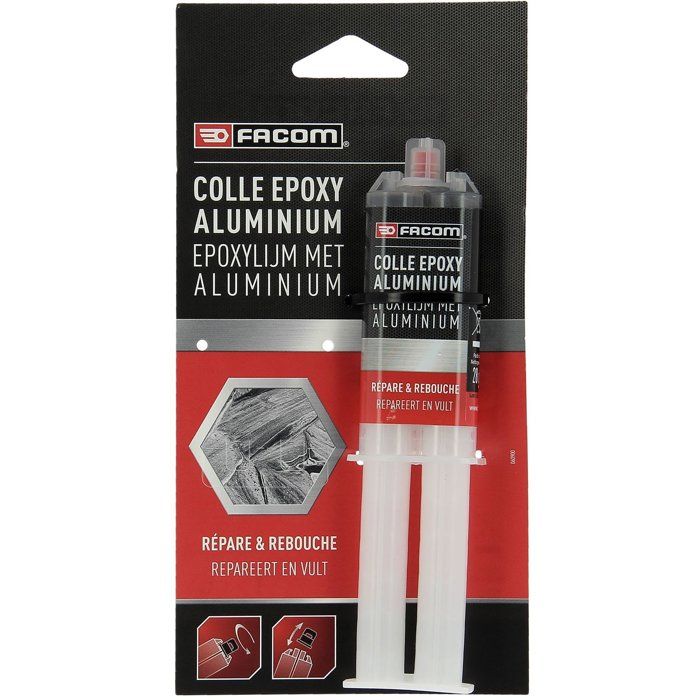 Facom Epoxy Glue Bi-Component Syringe 28 g