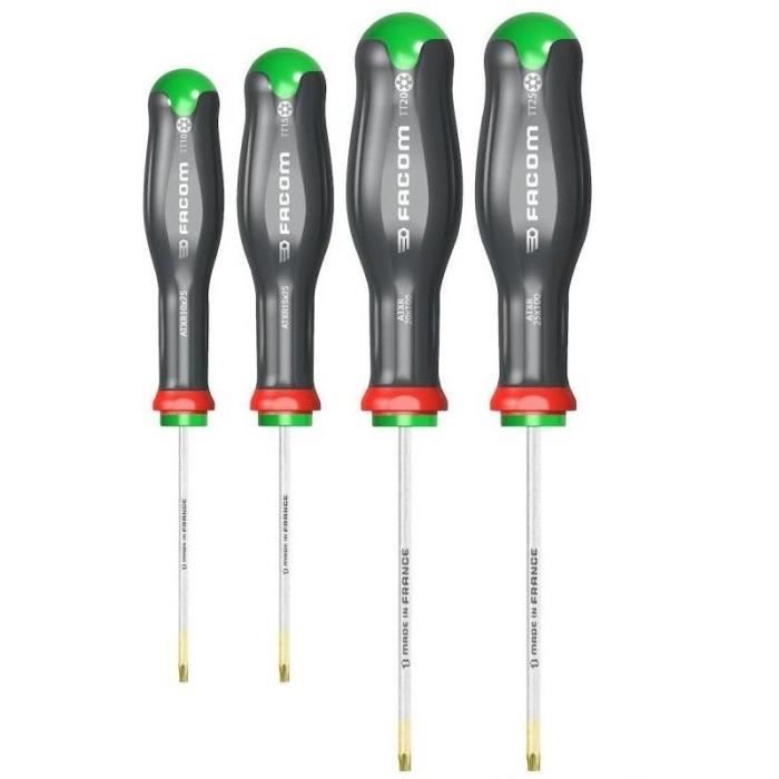 FACOM Set of 4 PROTWIST Resistorx Screwdrivers - ATXR.J4PB