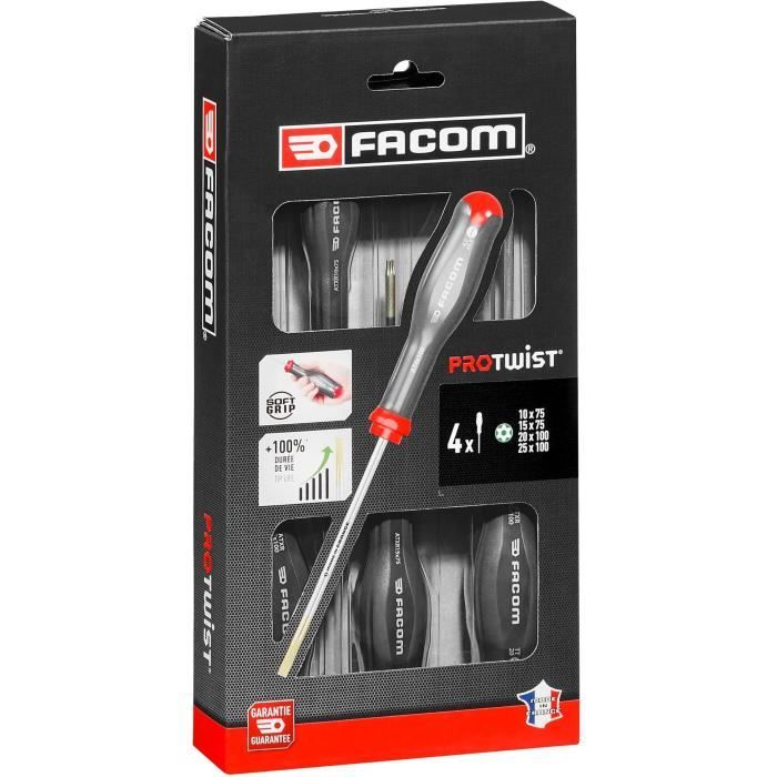 FACOM Set of 4 PROTWIST Resistorx Screwdrivers - ATXR.J4PB