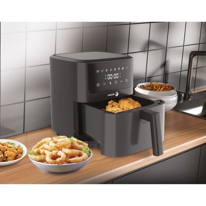 FAGOR Airfryer FGR65 - 6.5 L Capacity - 1600W - 8 Cooking Programs
