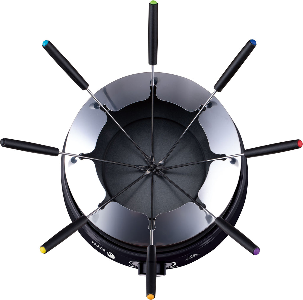 FAGOR Fondue Set - FGFD8 - 1.6 L - Serves 8 - Adjustable Thermostat - 800W