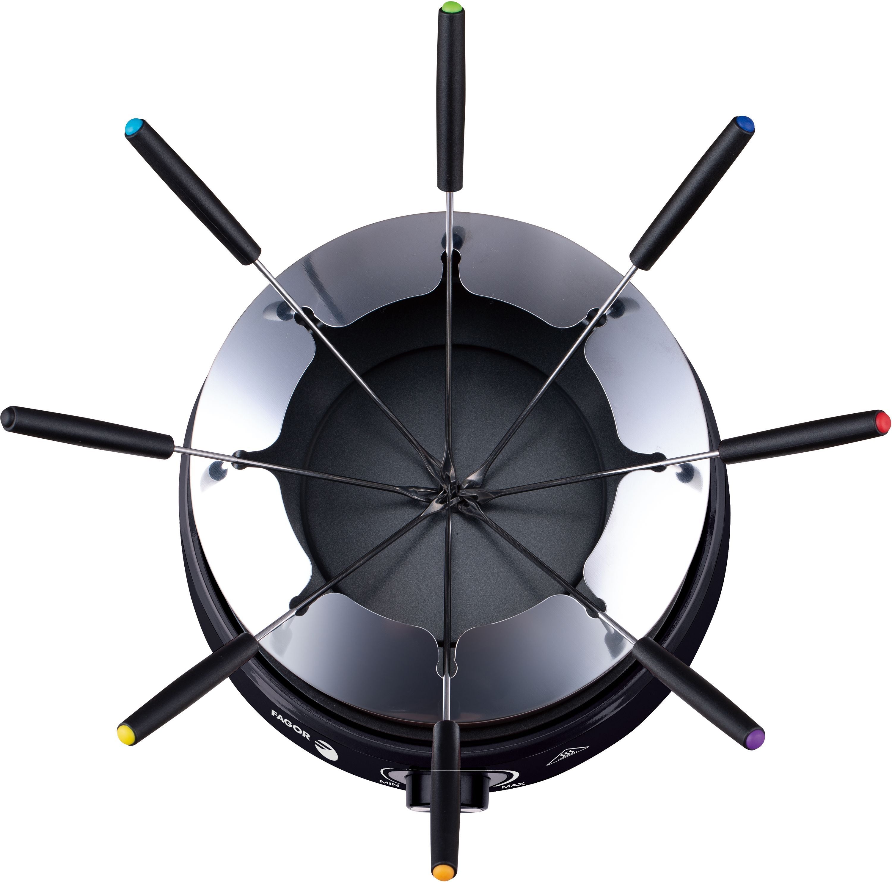 FAGOR Fondue Set - FGFD8 - 1.6 L - Serves 8 - Adjustable Thermostat - 800W