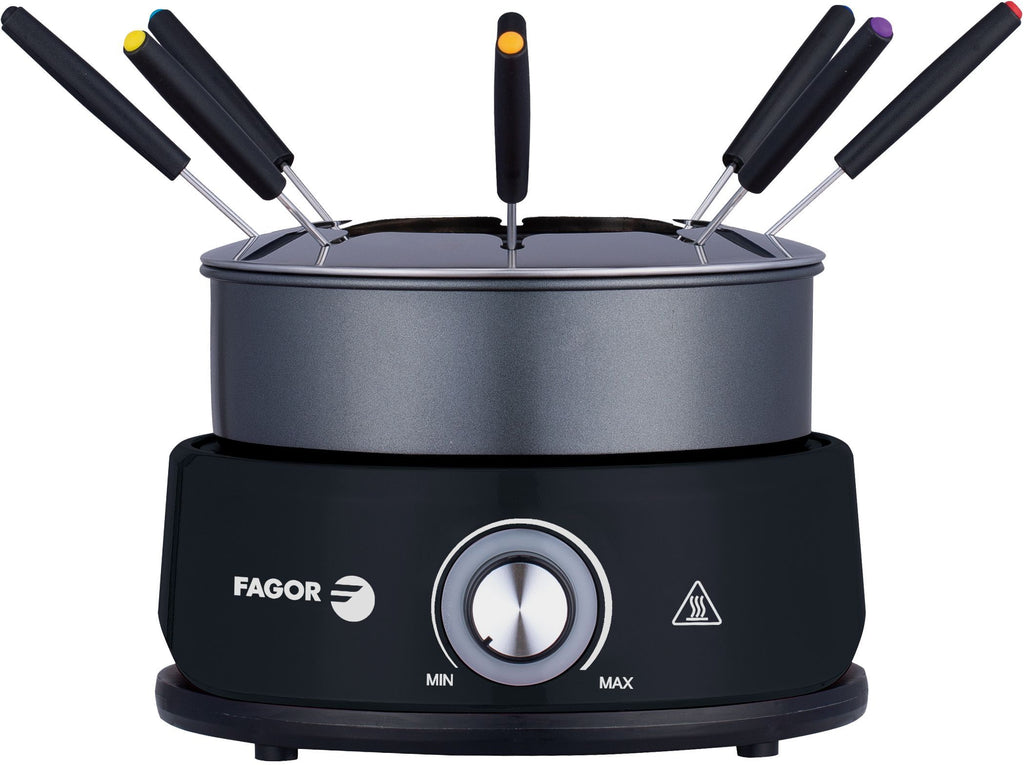 FAGOR Fondue Set - FGFD8 - 1.6 L - Serves 8 - Adjustable Thermostat - 800W