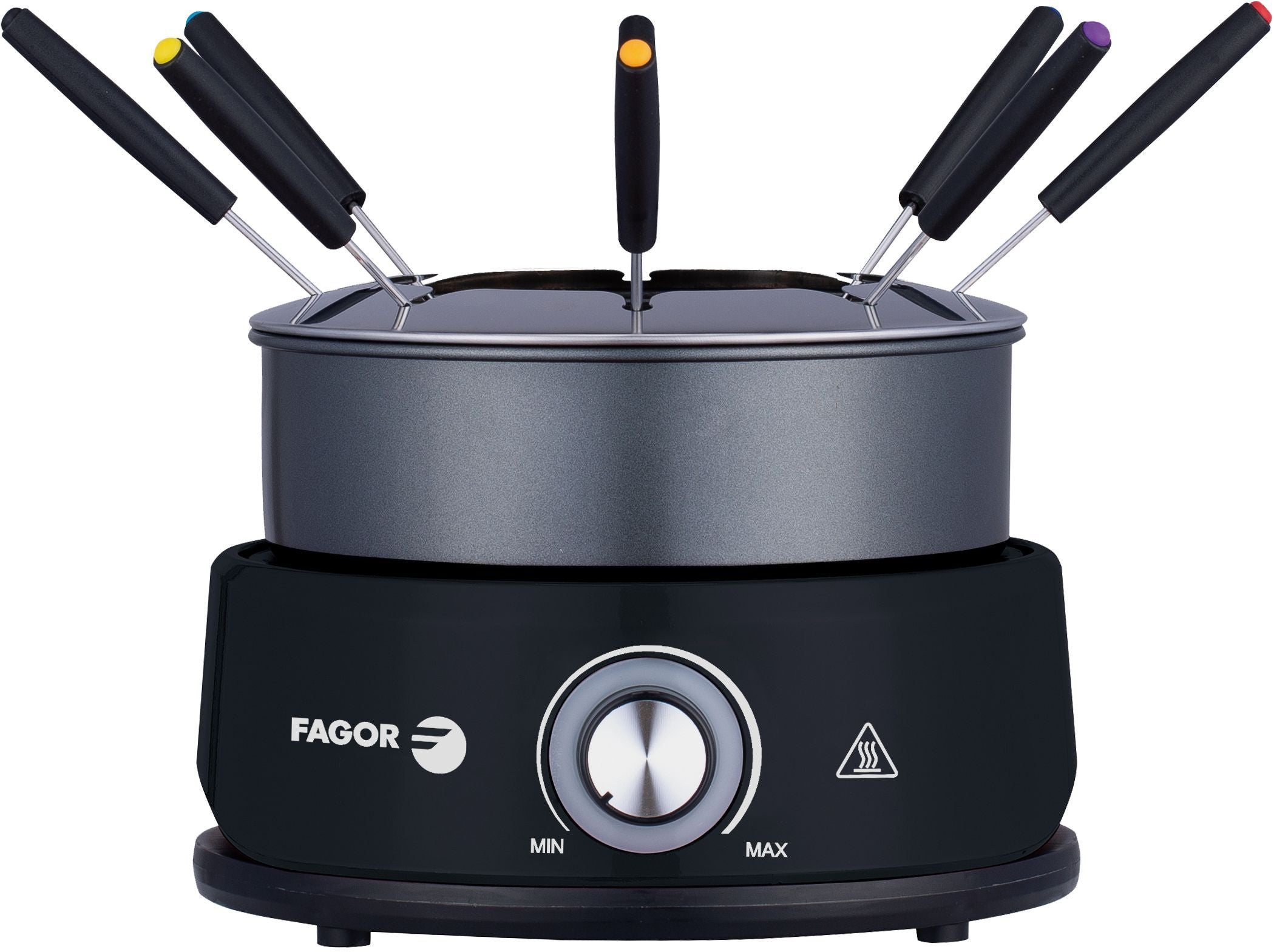 FAGOR Fondue Set - FGFD8 - 1.6 L - Serves 8 - Adjustable Thermostat - 800W