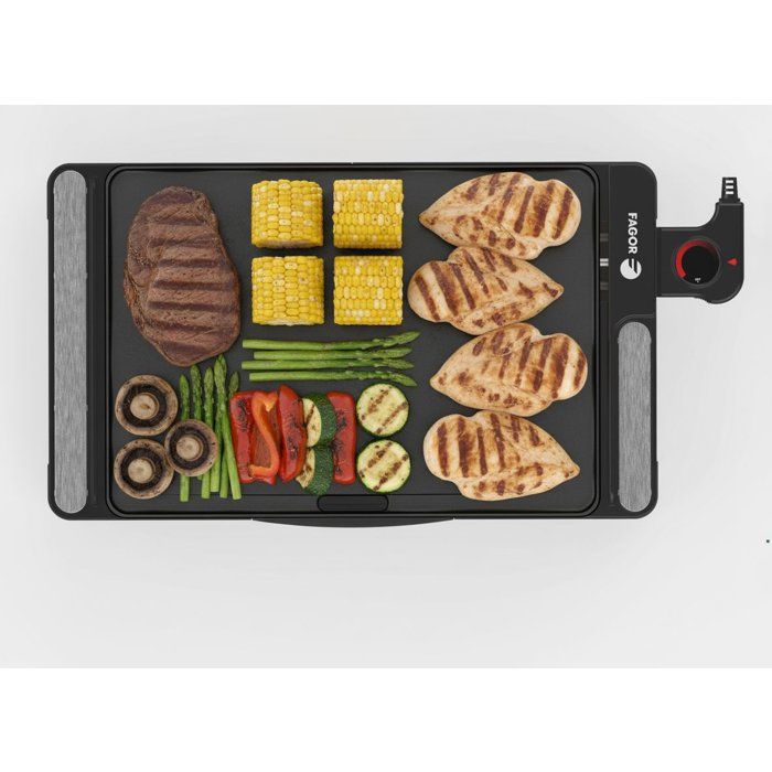 FAGOR Table Plancha - Electric Plancha - 2000 W - 48 cm