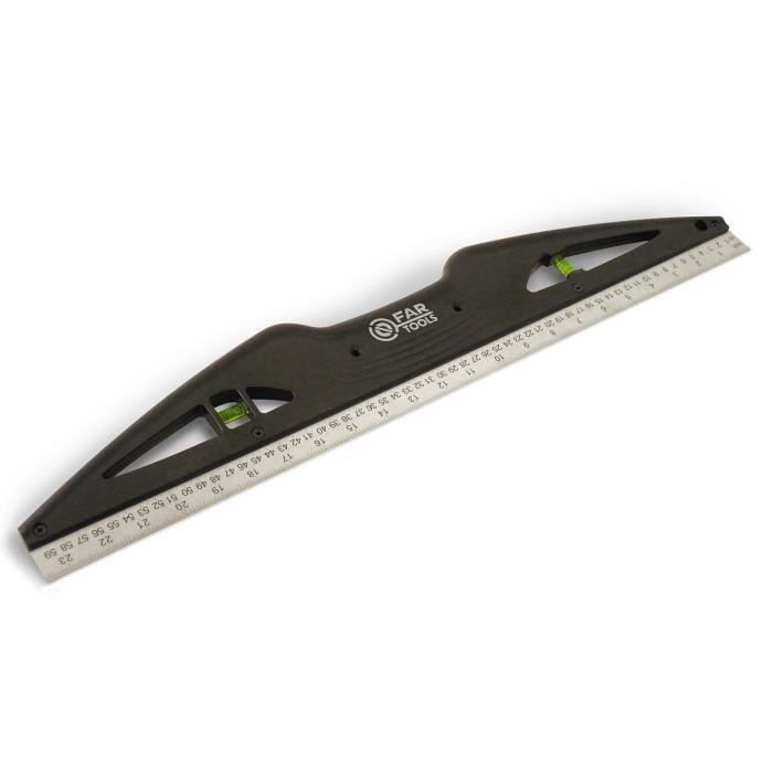 FARTOOLS Ruler with Level - 60 cm