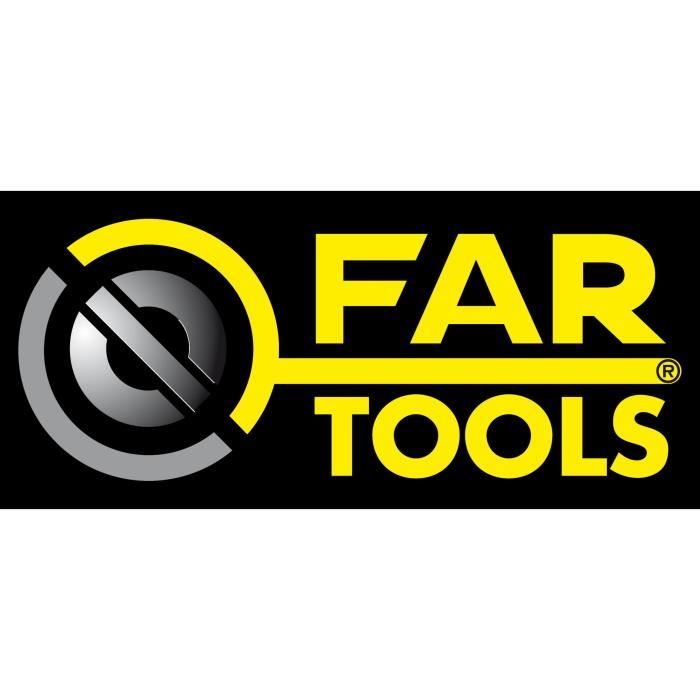 FARTOOLS Synthetic Fiber Brush with Abrasive Strips Ø120mm/L100mm Grit A240/A120