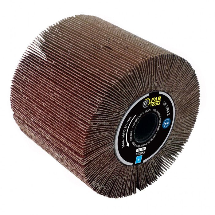 FARTOOLS Flap Brush for Renovator Ø120mm Bore 20 mm for Sanding Flat Surfaces