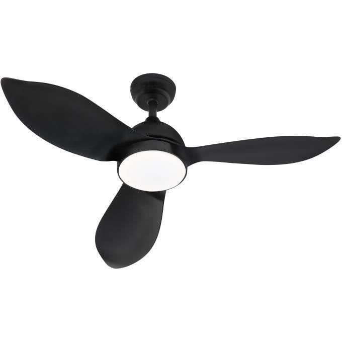 CORSICA Black - Ceiling Fan Ø116cm - 70W + LED Lighting