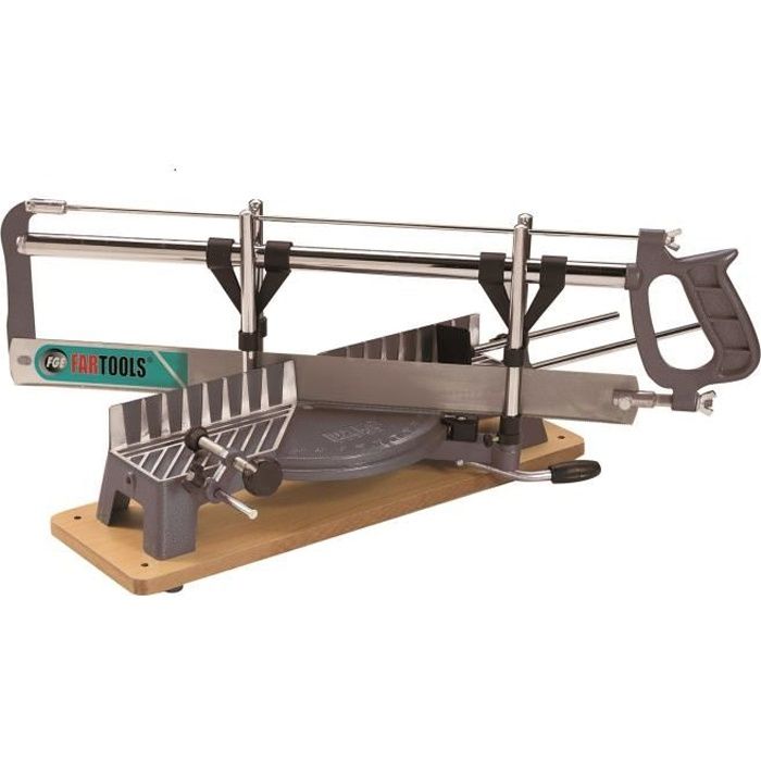 FARTOOLS Manual Miter Saw SOM 550B – Supplied with 1 14 TPI Blade and Wood Support