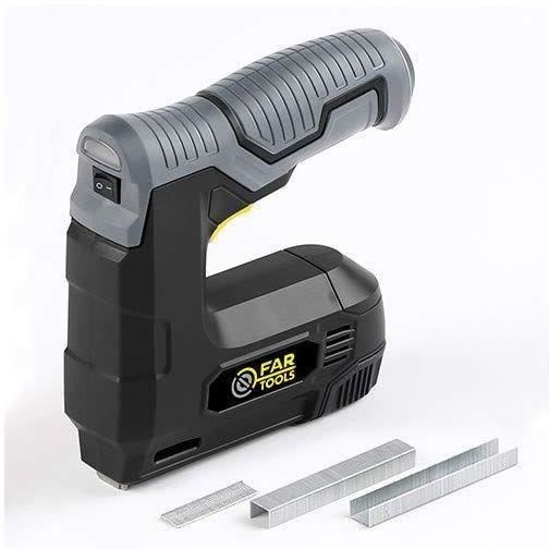FARTOOLS 3.6V Electric Stapler and Nailer - Cordless - 10 mm Nails - 12 mm Staples