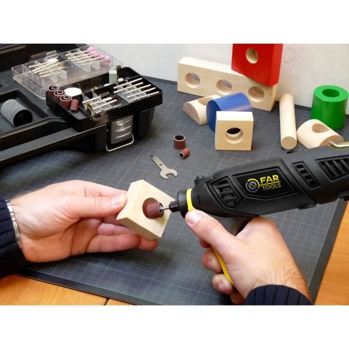 FARTOOLS DCP 170 Mini Grinder - 170W - Variable Speed - Quick Tool Change