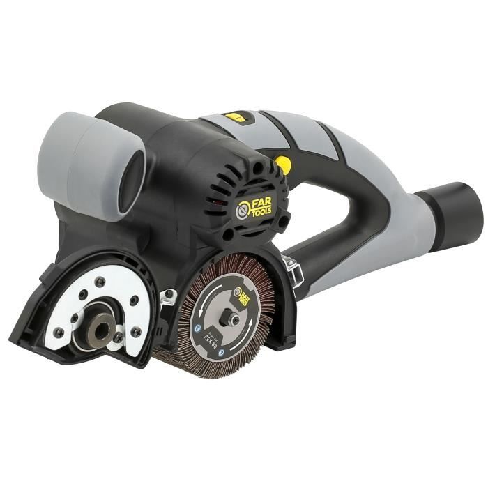 FARTOOLS REX80 Compact Renovator Pack - Includes Brass Wire Brush and Synthetic Fiber Brush