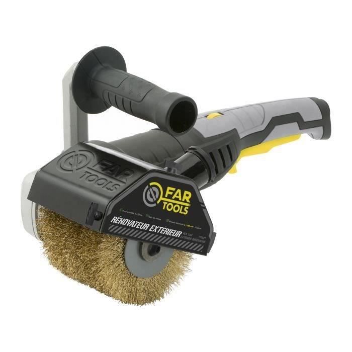 FARTOOLS REX120C Exterior Renovator Pack with Precision Metal Brush and Abrasive Strap Brush