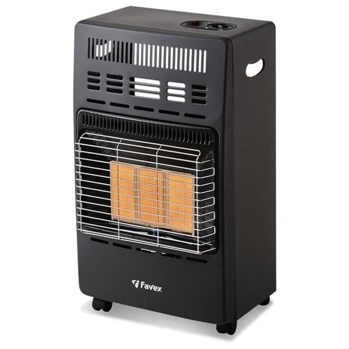 KERN Butane Gas Infrared Heater - Piezo Ignition - Heats up to 40 m² - 3 Power Levels