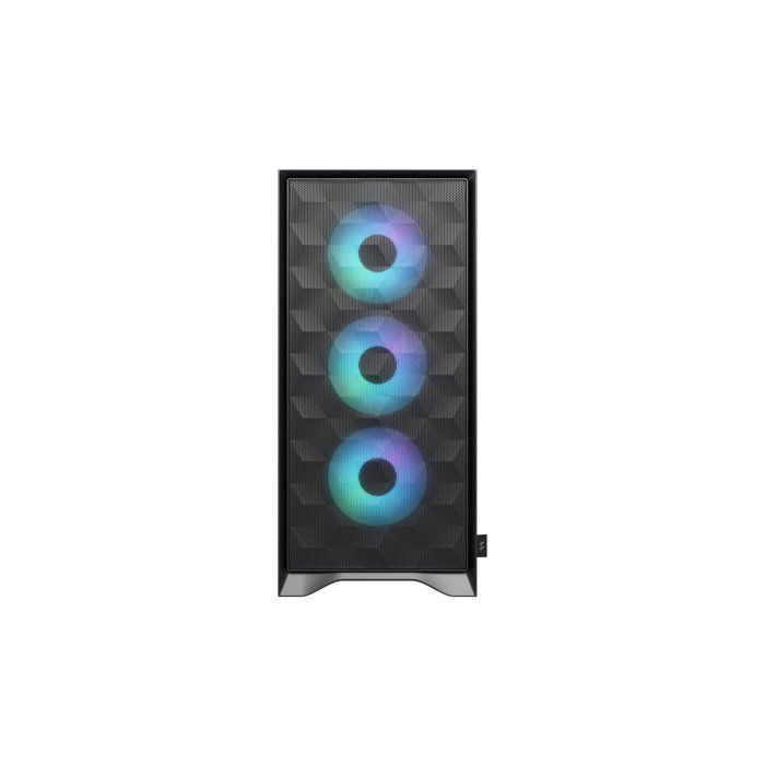 Fractal Design - PC Case - FD-C-POA2A-03 - Pop 2 Air TG RGB - ATX - 3 Fans with Profiled Blades - Black