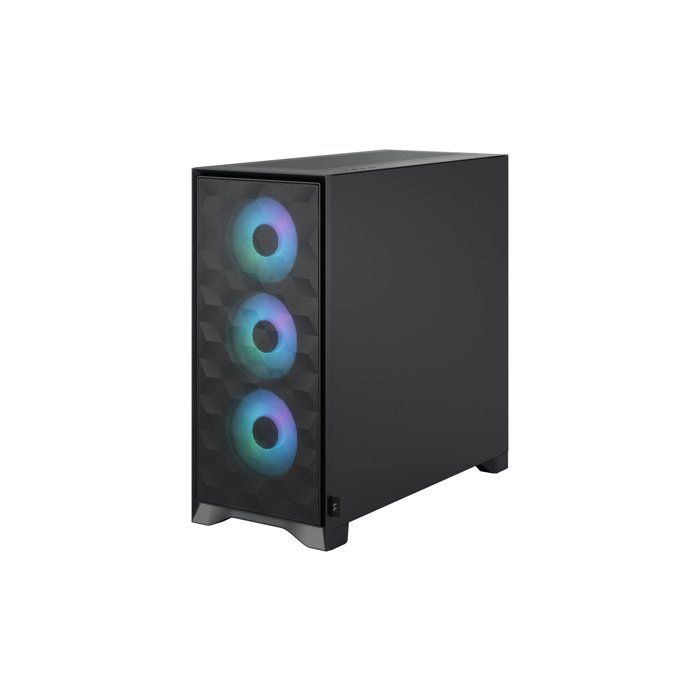 Fractal Design - PC Case - FD-C-POA2A-03 - Pop 2 Air TG RGB - ATX - 3 Fans with Profiled Blades - Black