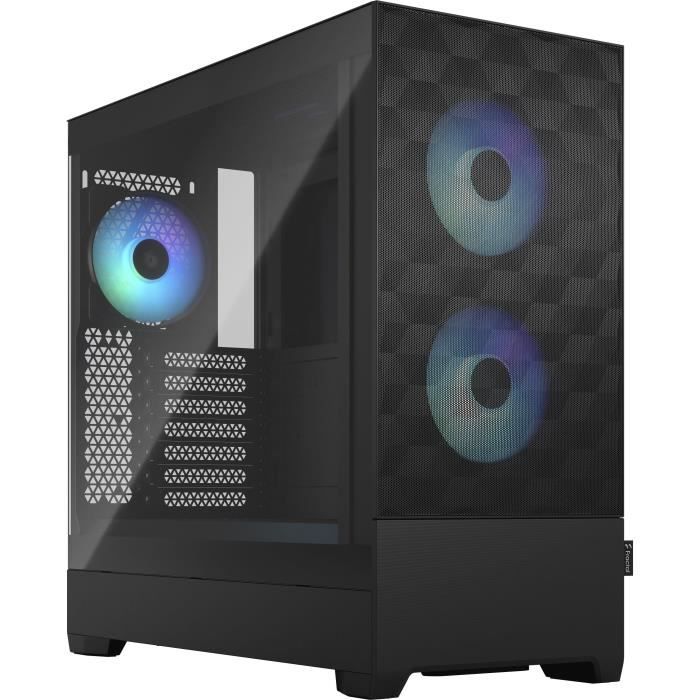 FRACTAL DESIGN Pop Air RGB Black TG - ATX Case - FD-C-POR1A-06