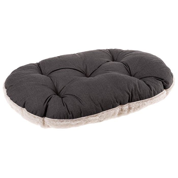 FERPLAST RELAX Cushion - 78x50cm - Fabric and Fur