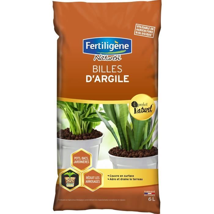 FERTILIGENE Clay Pebbles - 6 L - Ideal for Drainage