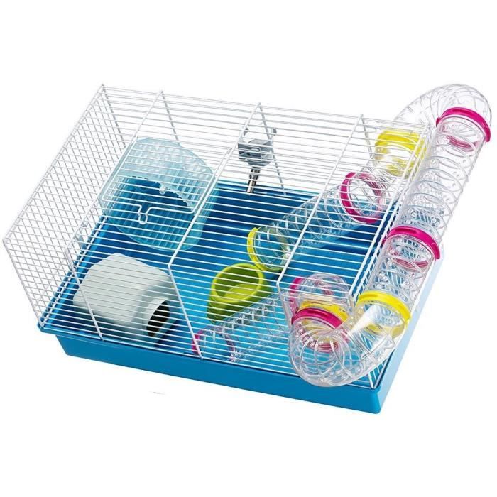 FERPLAST Cage PAULA TUBE LINE 46x29.5x24.5 cm Blue