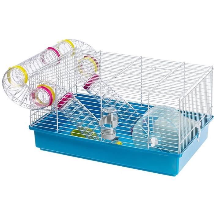 FERPLAST Cage PAULA TUBE LINE 46x29.5x24.5 cm Blue