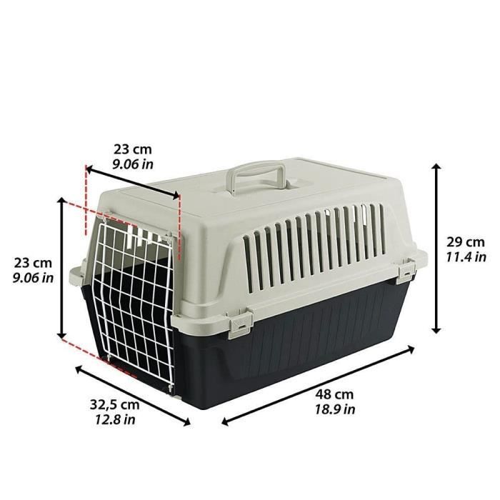 FERPLAST ATLAS 10EL Cat and Small Dog Carrier - Plastic