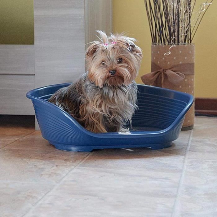 FERPLAST SIESTA DELUXE Dog Bed Size 2 - Black - 49 x 36 x 17.5 cm