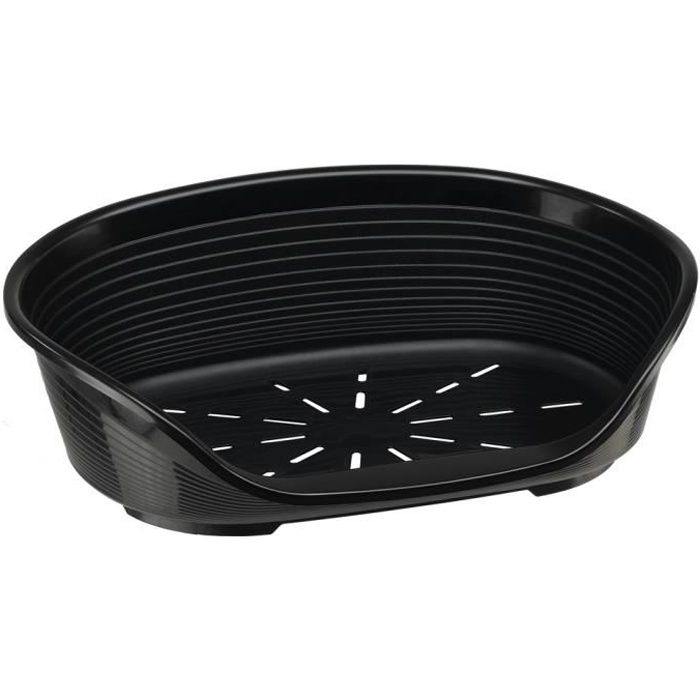 FERPLAST SIESTA DELUXE Dog Bed Size 4 - Black - 61.5 x 45 x 21.5 cm