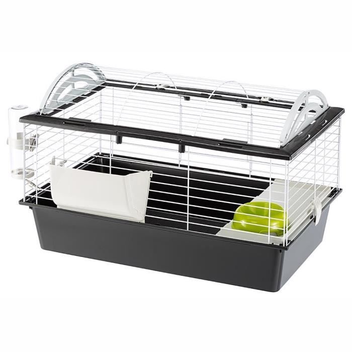 FERPLAST Guinea Pig or Rabbit Cage CASITA 80 78x48x50cm Black