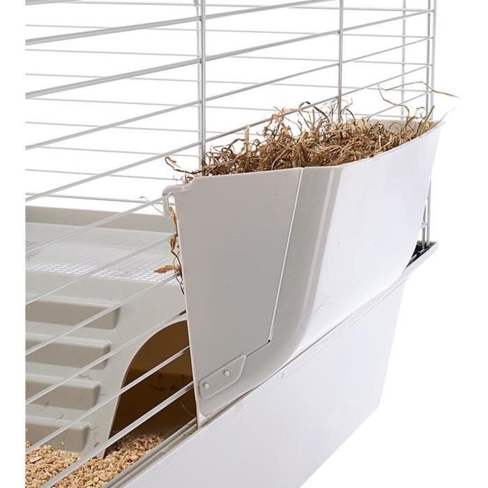 FERPLASTE Cage - CAVIE 80X1 - 77 x 48 x 42 cm - Light Gray