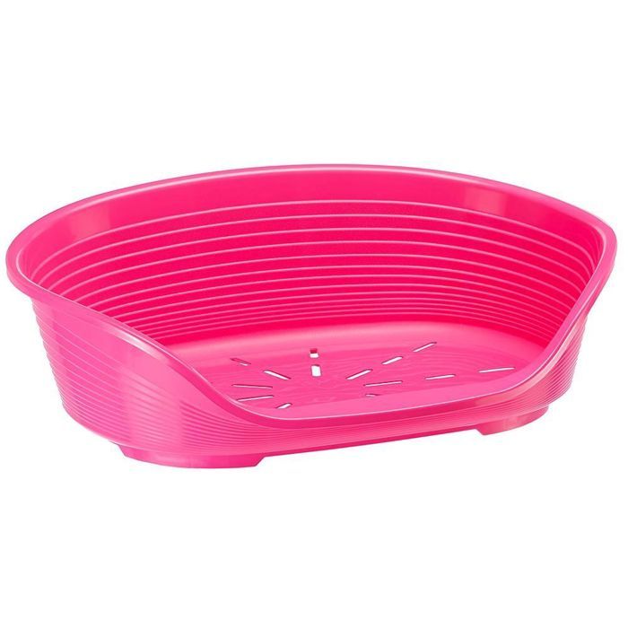 FERPLAST Siesta Deluxe Dog Basket - Pink - 49x36x17.5 cm