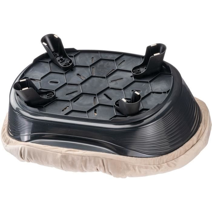 FERPLAST Black Cushion Basket - Size M - 64 x 48 x 25 cm