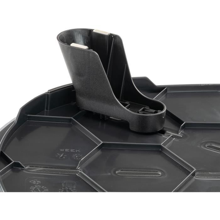 FERPLAST Black Cushion Basket - Size M - 64 x 48 x 25 cm