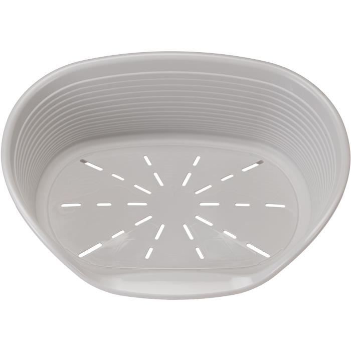 FERPLAST SIESTA DELUXE Basket Size 2 - 49 x 36 x 17.5 cm - Light Grey