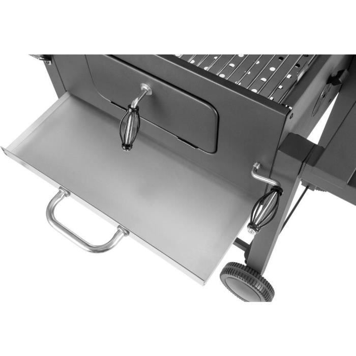 Fieldmann Charcoal Barbecue - FZG 1008 - 55.6 x 41.5 cm Cooking Surface - Built-in Thermometer