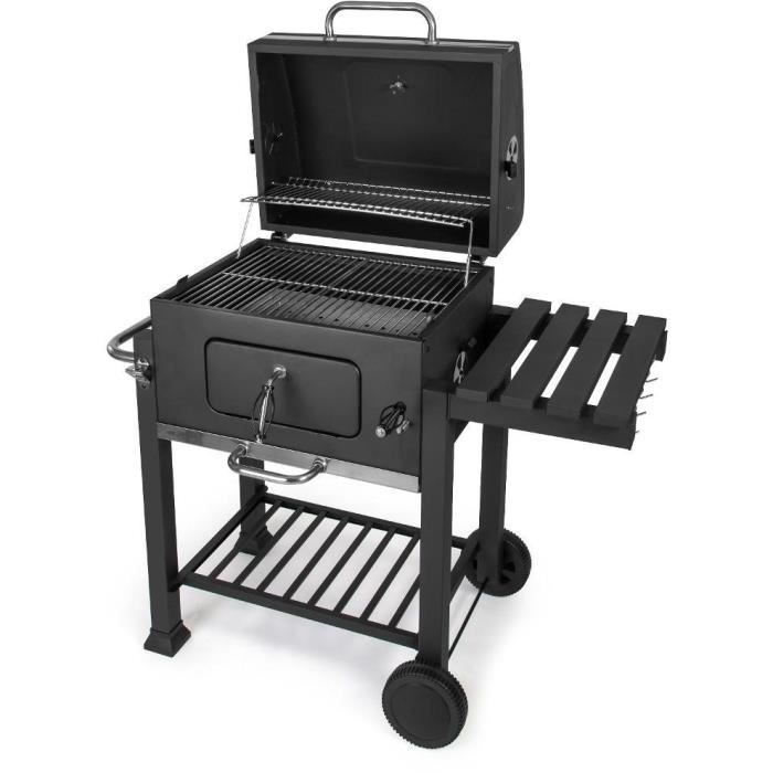 Fieldmann Charcoal Barbecue - FZG 1008 - 55.6 x 41.5 cm Cooking Surface - Built-in Thermometer