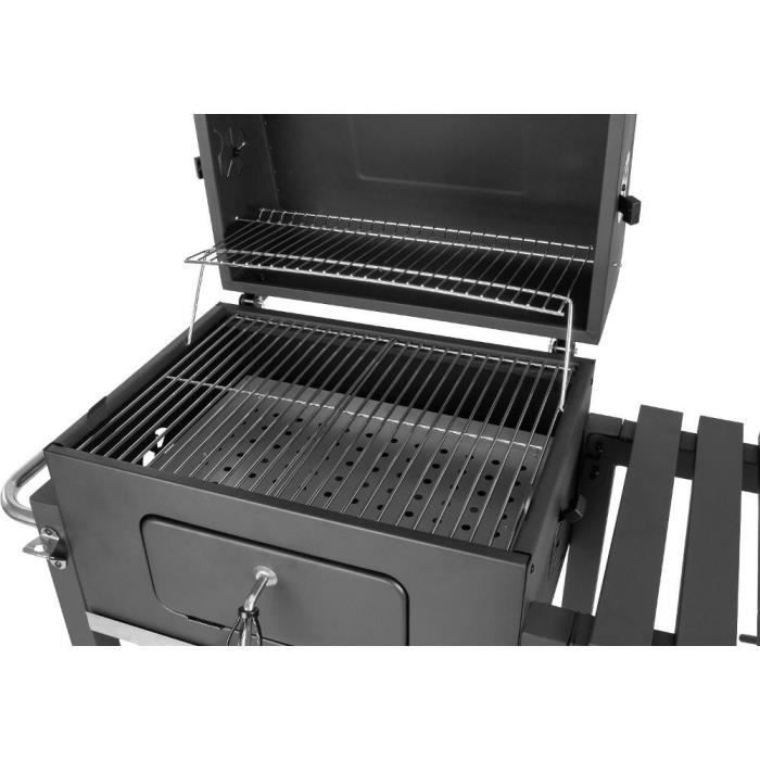 Fieldmann Charcoal Barbecue - FZG 1008 - 55.6 x 41.5 cm Cooking Surface - Built-in Thermometer