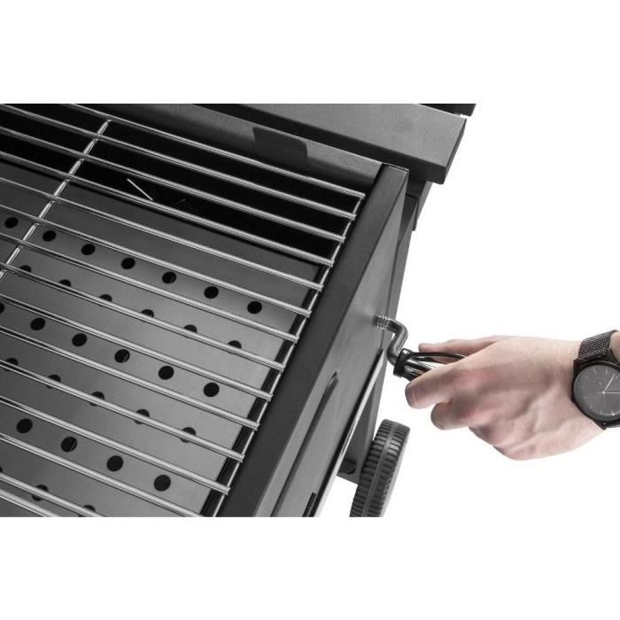 Fieldmann Charcoal Barbecue - FZG 1008 - 55.6 x 41.5 cm Cooking Surface - Built-in Thermometer