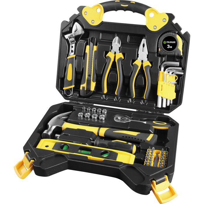 Fieldmann Tool Set - 60 Pieces - FDG 5006-60R - Adjustable Wrench