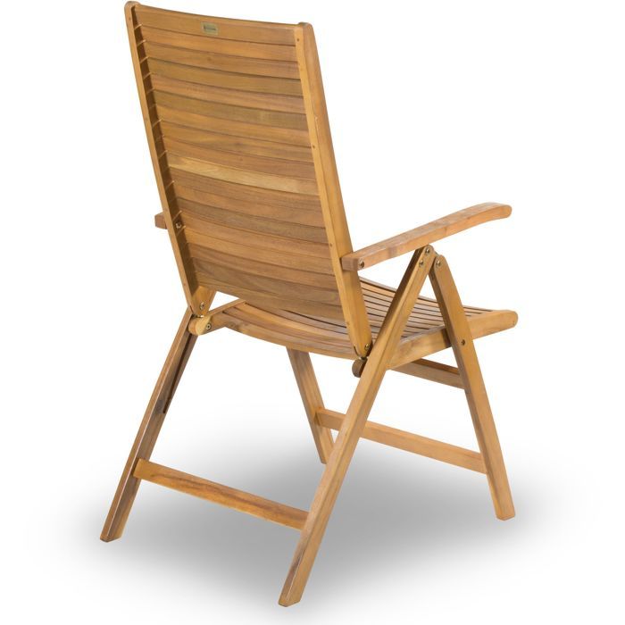 Fieldmann Adjustable Chair - FDZN 4101-T - Tropical Acacia Wood - 5-Position Backrest