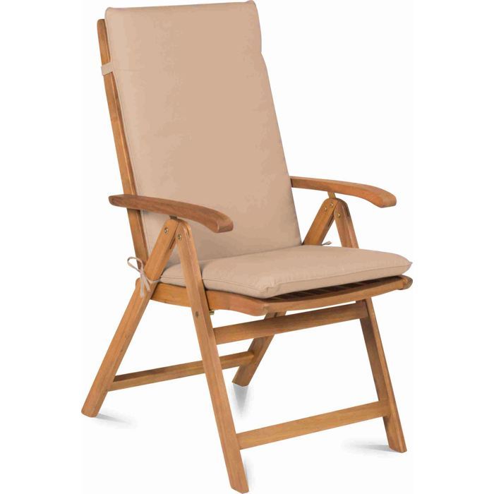 Fieldmann Adjustable Chairs - FDZN 4001-T - Tropical Acacia Wood - 5-Position Backrest