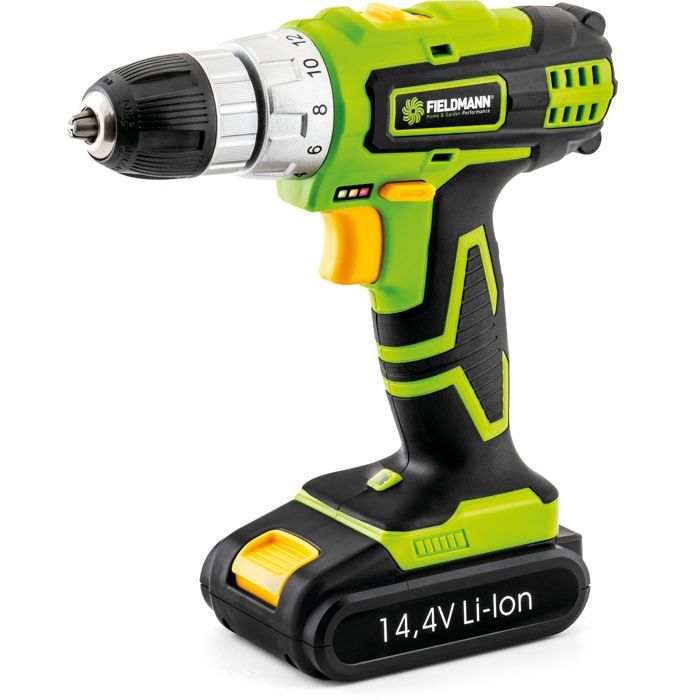 Fieldmann Cordless Drill FDV 10301-A - 14.4V, 1500mAh, 30 Nm Torque