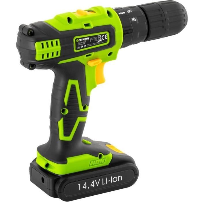 Fieldmann Cordless Drill FDV 10352-A - 14.4V, 2000mAh, 35 Nm Torque