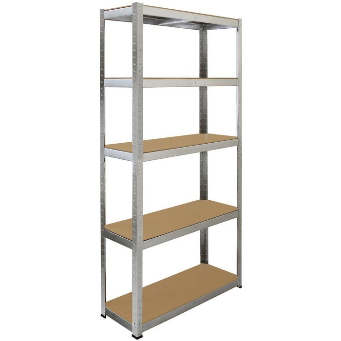 Fieldmann Shelving Unit - FDR 1800 - 180x90x40 cm - Galvanized Steel