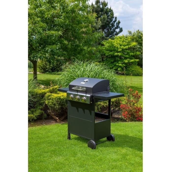 Fieldmann Gas Grill - FZG 3003 - 3 Burners - 49.5 x 36 cm Cooking Surface
