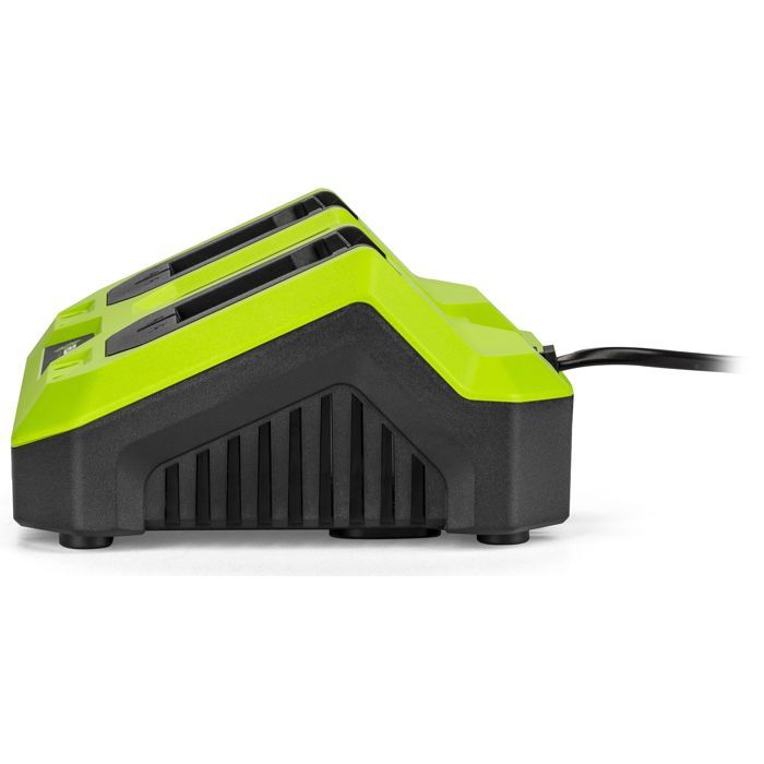 FIELDMANN Dual Charger for 20V Batteries - Charges 2Ah in 60 Min