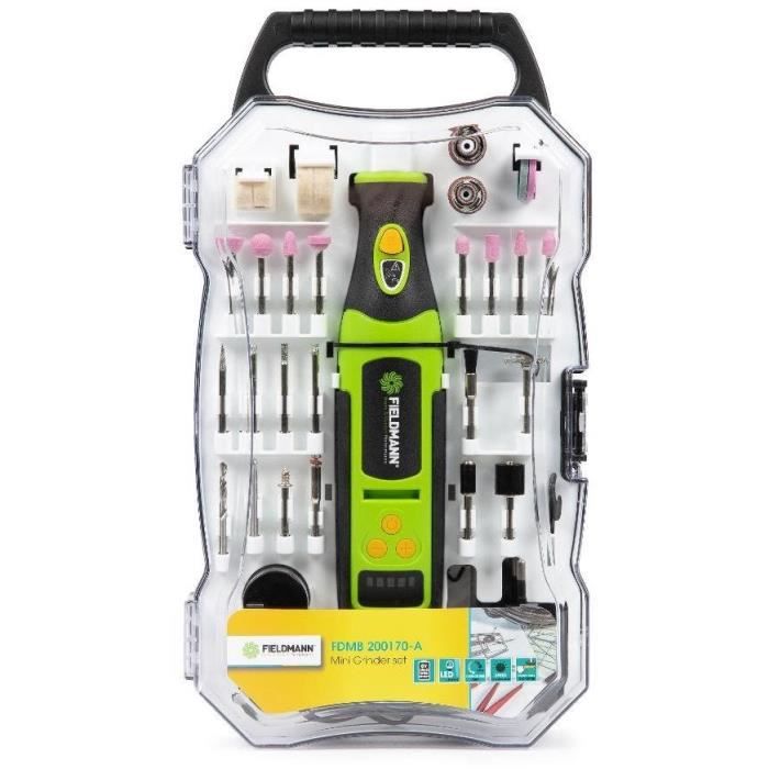 Fieldmann FDMB 200170-A Cordless Multi-Tool - 7.2V with 70 Accessories
