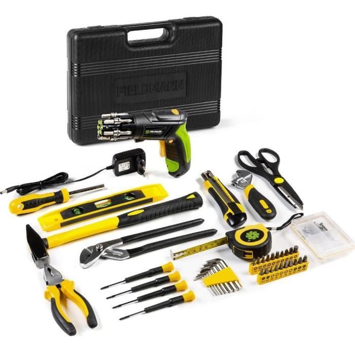 Fieldmann Tool Set - 108 Pieces - FDG 5018-108AR - Cordless Screwdriver
