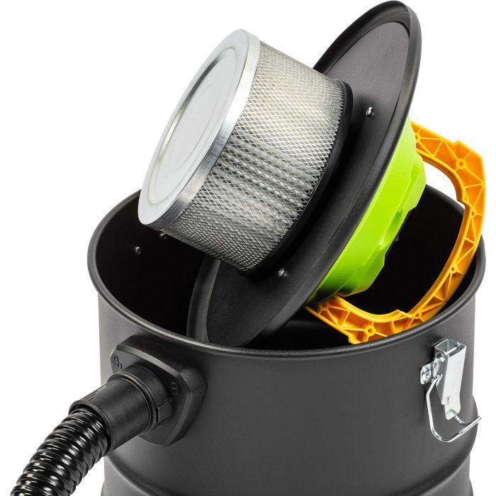 FIELDMANN Cordless Ash Vacuum Cleaner - 20V - Washable HEPA Filter